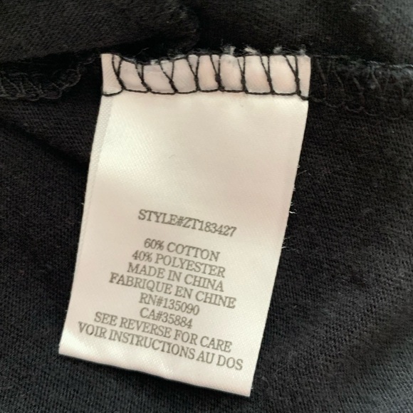 Altar'd State Black V-Neck Twist Front Tee - Picture 7 of 16